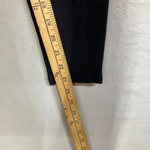 A New Day Women's Small Black High Rise Faux Leather Leggings Ankle Zip Slim Fit - Picture 13 of 13